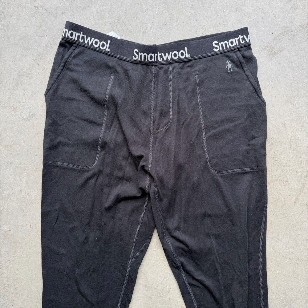 Smartwool Thermal Merino Joggers Unisex L Wool Base Layer Run Hike Leggings - Picture 2 of 11
